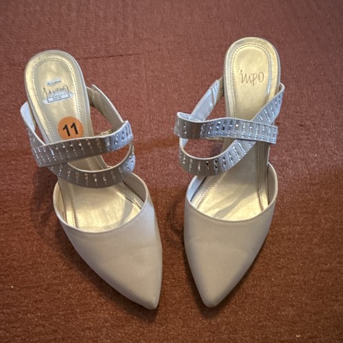 Impo pantoletten pumps grau - impo, -pumps