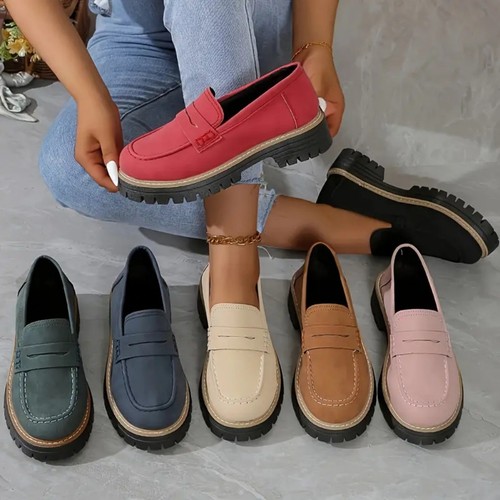 Damen klassische loafers - klassische,
