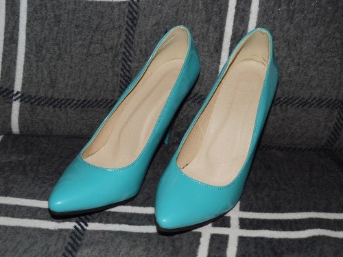 Stiletto pumps lack - lack, grün