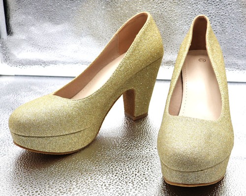 Damen pumps goldfarbend - pumps,