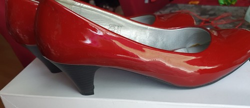 Pumps in rot 2 mal - gr.42,