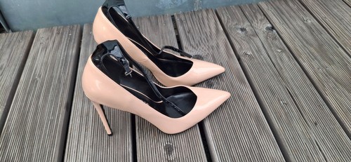 Pumps beige spitze - beige, 43,