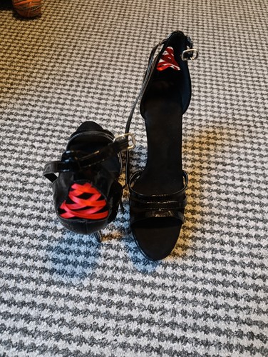 Lack sandaletten stiletto - sandaletten,