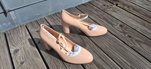 Beige lackierte pumps mari - lackierte, pumps,