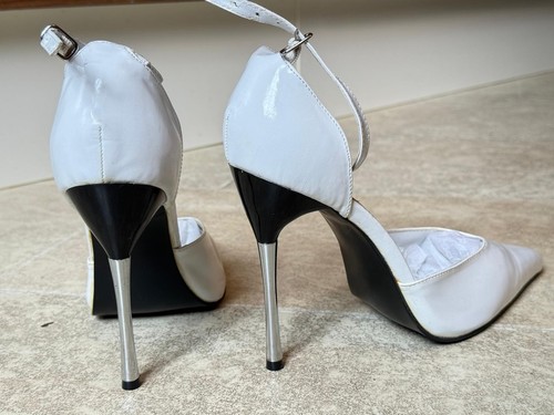 Sexy weiße lack pumps in - ,