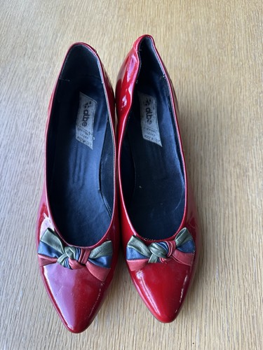 Vintage damenschuh rot - vintage,